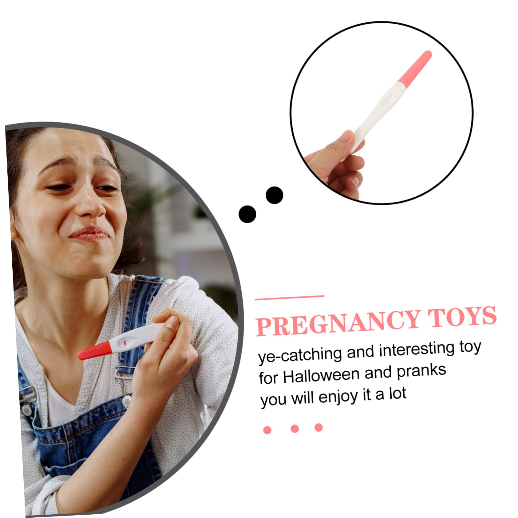 NOLITOY 3-Pack Fake Pregnancy Test Kit - Realistic Prank Toy for Adults, Halloween Gag Gifts & Funny Party Props - Perfect for April Fools, Bachelorette Parties & Practical Jokes