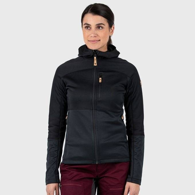 Fjallraven Abisko Trail Fleece Jacket for Women - Lightweight Hiking Fleece with Breathable Fabric - Perfect for Outdoor Adventures, Camping & Travel