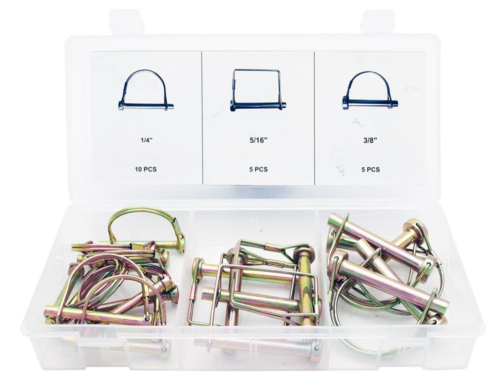 Cal Hawk Tools 20-Piece Safety Pin Assortment Kit - Mixed Sizes Stainless Steel Pins for Sewing, Crafts, DIY Projects & Emergency Repairs