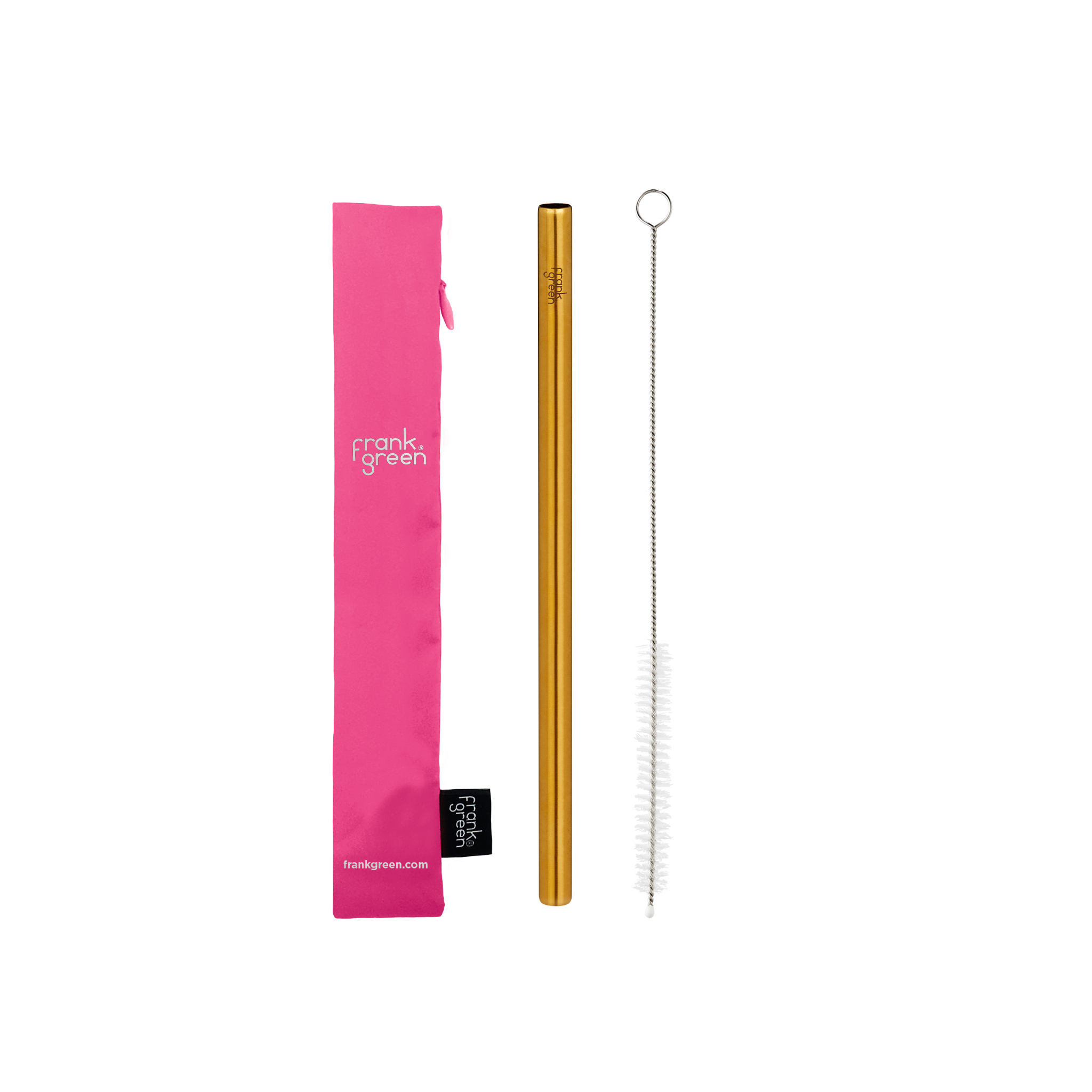 Eco-Friendly Jumbo Reusable Straws Pack - 12