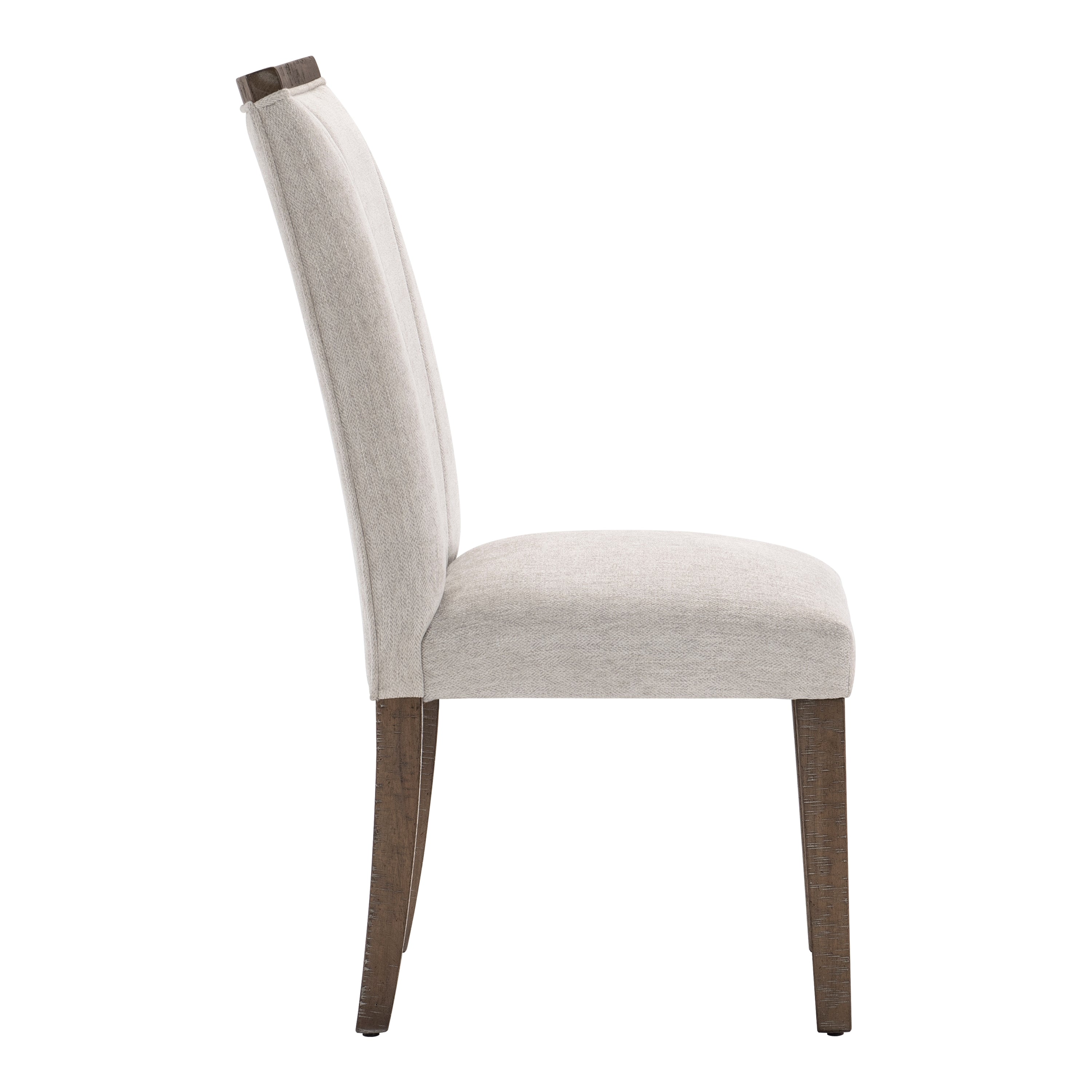 Modern Dining Chairs Set of 2 - Brown Wooden Side Chairs with Contemporary Design for Kitchen, Dining Room & Breakfast Nook - Sturdy Wooden Furniture for Home Decor