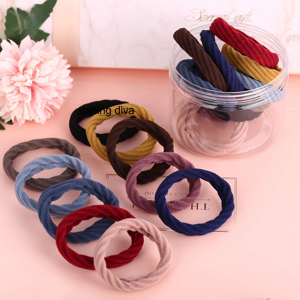 Shining Diva Fashion 20pcs Hair Accessories Set - Trendy Elastic Hair Bands for Women & Girls | Perfect for School, Work, Parties & Everyday Styling