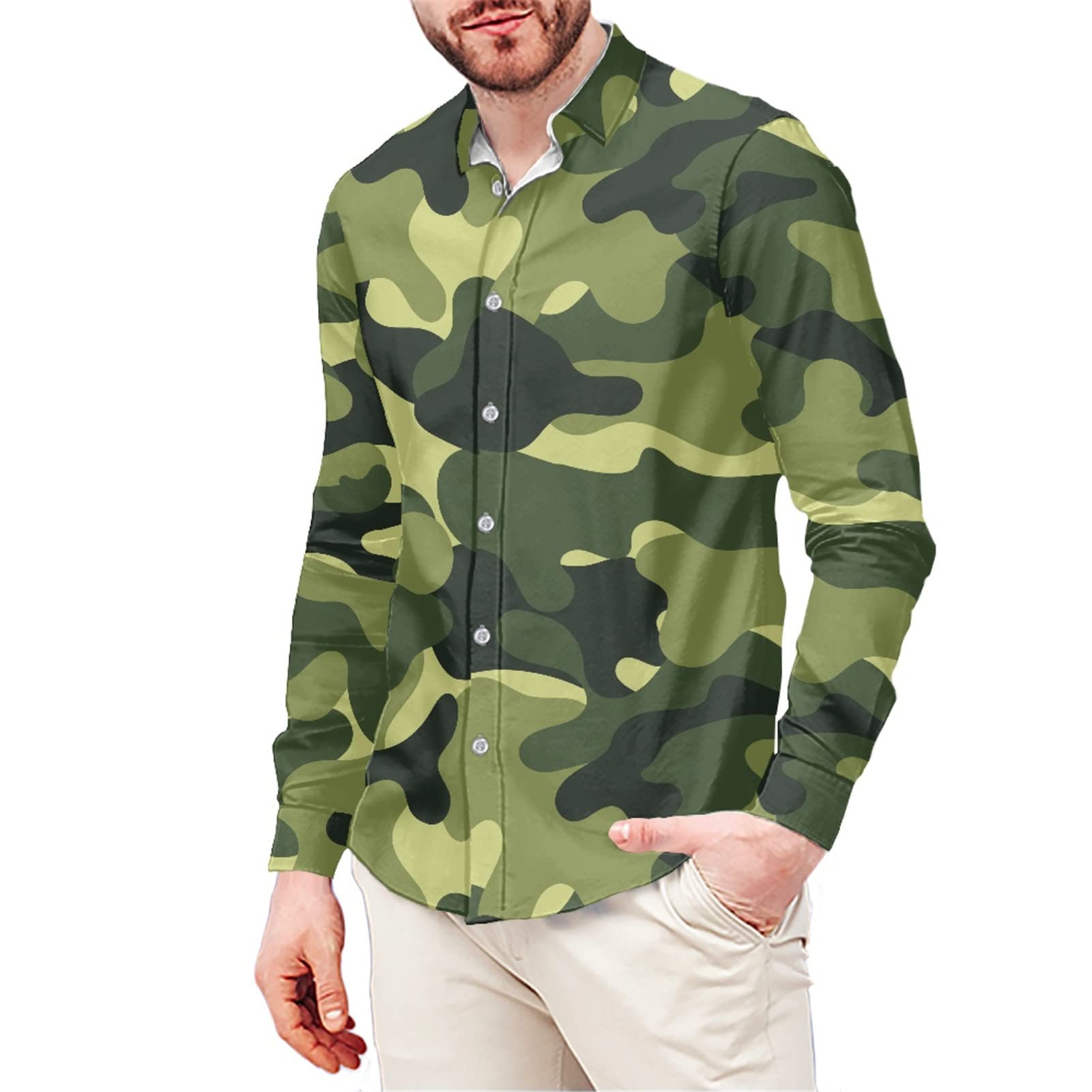Stylish Hawaiian Men's Button Down Dress Shirts for Work & Business - Breathable Short Sleeve Casual Office Shirts in XS to 4XL Sizes | Perfect for Beach Vacations, Summer Parties & Business Casual Outfits