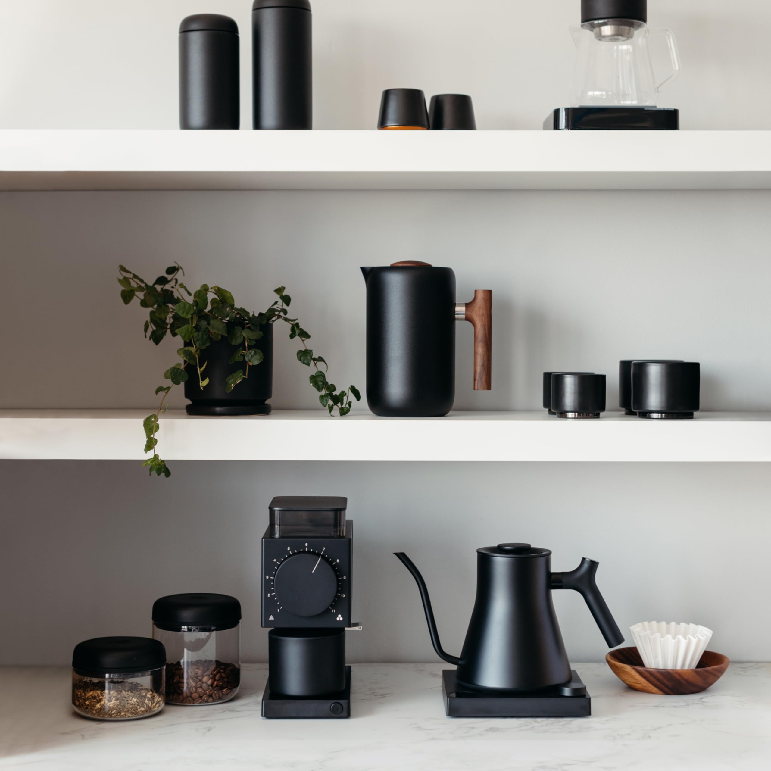 Fellow Ode Gen 2 Electric Coffee Grinder - 31 Precise Grind Settings for Drip, French Press, Cold Brew & Espresso | Compact Countertop Design in Matte Black | Perfect for Home Baristas & Coffee Enthusiasts