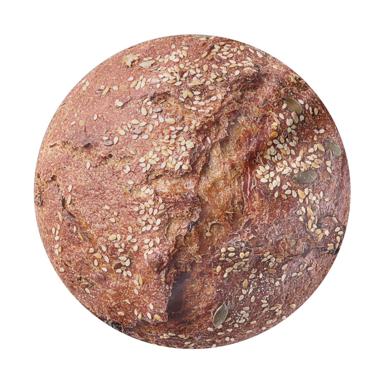Ambesonne Sourdough Bread Round Tablecloth - 60