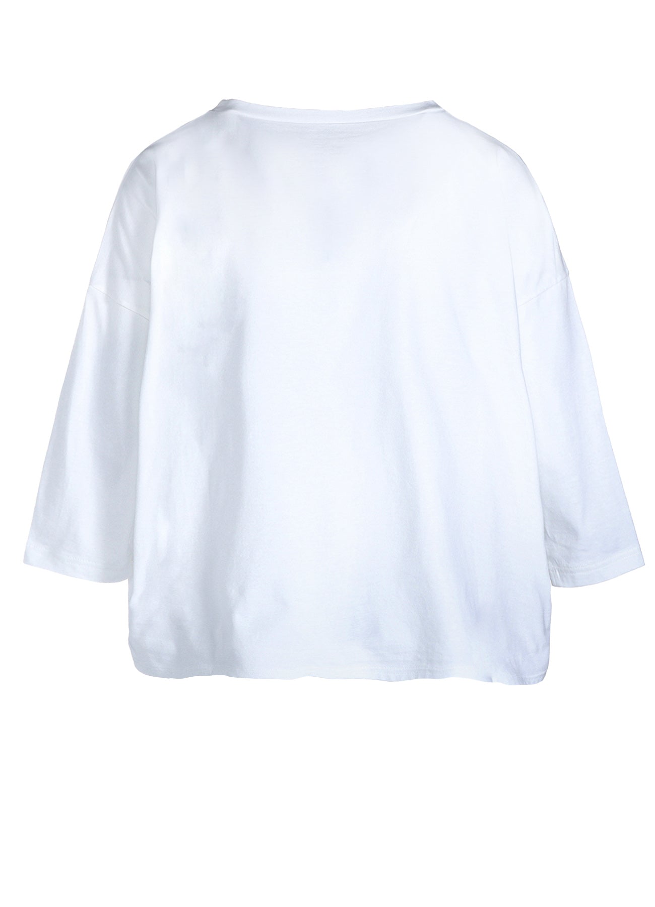 Soft Cotton Jersey Dot Print Dolman Sleeve Tunic Top for Women - Casual Loose Fit Blouse for Work, Weekend & Layering