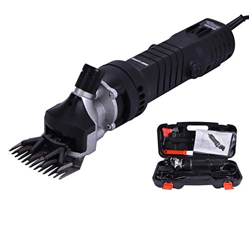 BJH Professional 350W Electric Sheep Shears & Goat Clippers - 6-Speed Adjustable for Alpacas, Llamas, Livestock & Pet Grooming - Perfect for Farm, Ranch & Home Animal Care