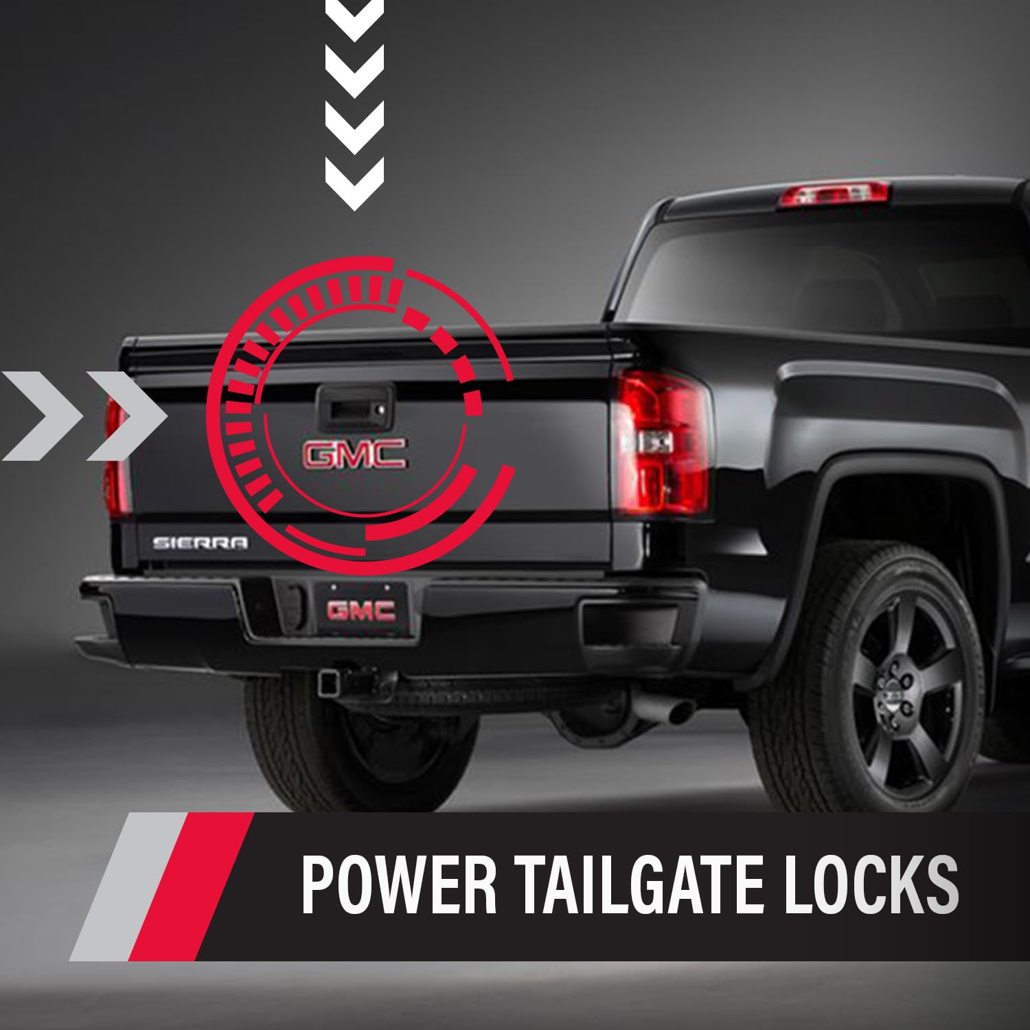 Pop & Lock PL8110 Power Tailgate Lock for Chevy/GMC Trucks & SUVs - Secure Remote-Controlled Tailgate Protection for Silverado, Sierra, Tahoe & More (Perfect for Parking Lots, Job Sites & Outdoor Adventures)