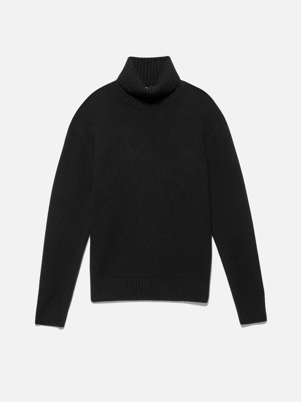 Luxury Cashmere Turtleneck Sweater for Women - Soft & Warm Winter Pullover - Elegant Black (Noir) - Perfect for Office, Date Night & Holiday Outfits