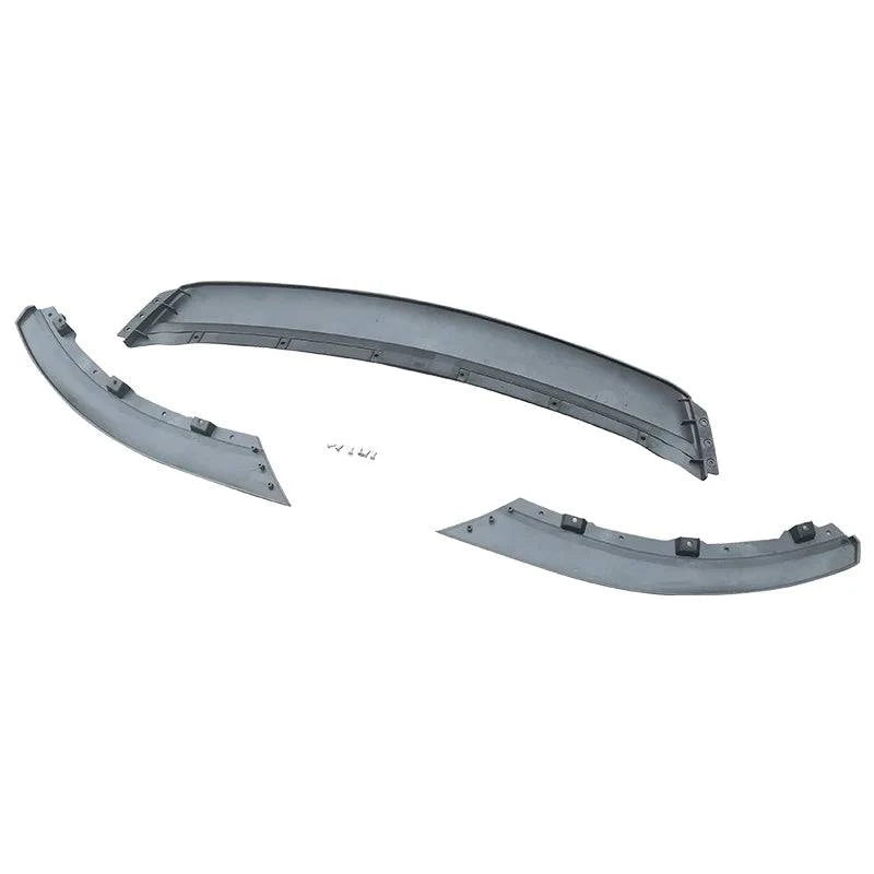 2013-2014 Ford Mustang V6/V8 GT R-Style Front Bumper Lip Spoiler - 3PC Polypropylene Splitter for Base & GT Models | Aggressive Styling & Improved Aerodynamics