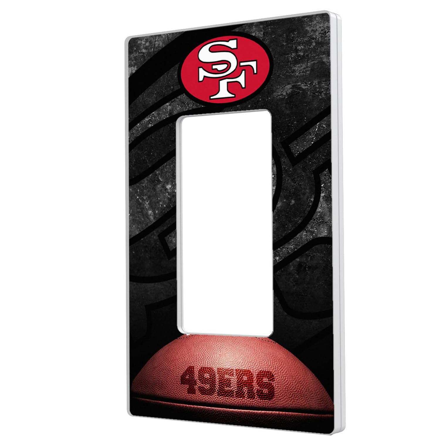 NFL Legendary Design Single Rocker Light Switch Plate Cover - Perfect for Game Rooms, Man Caves & Sports Themed Home Decor