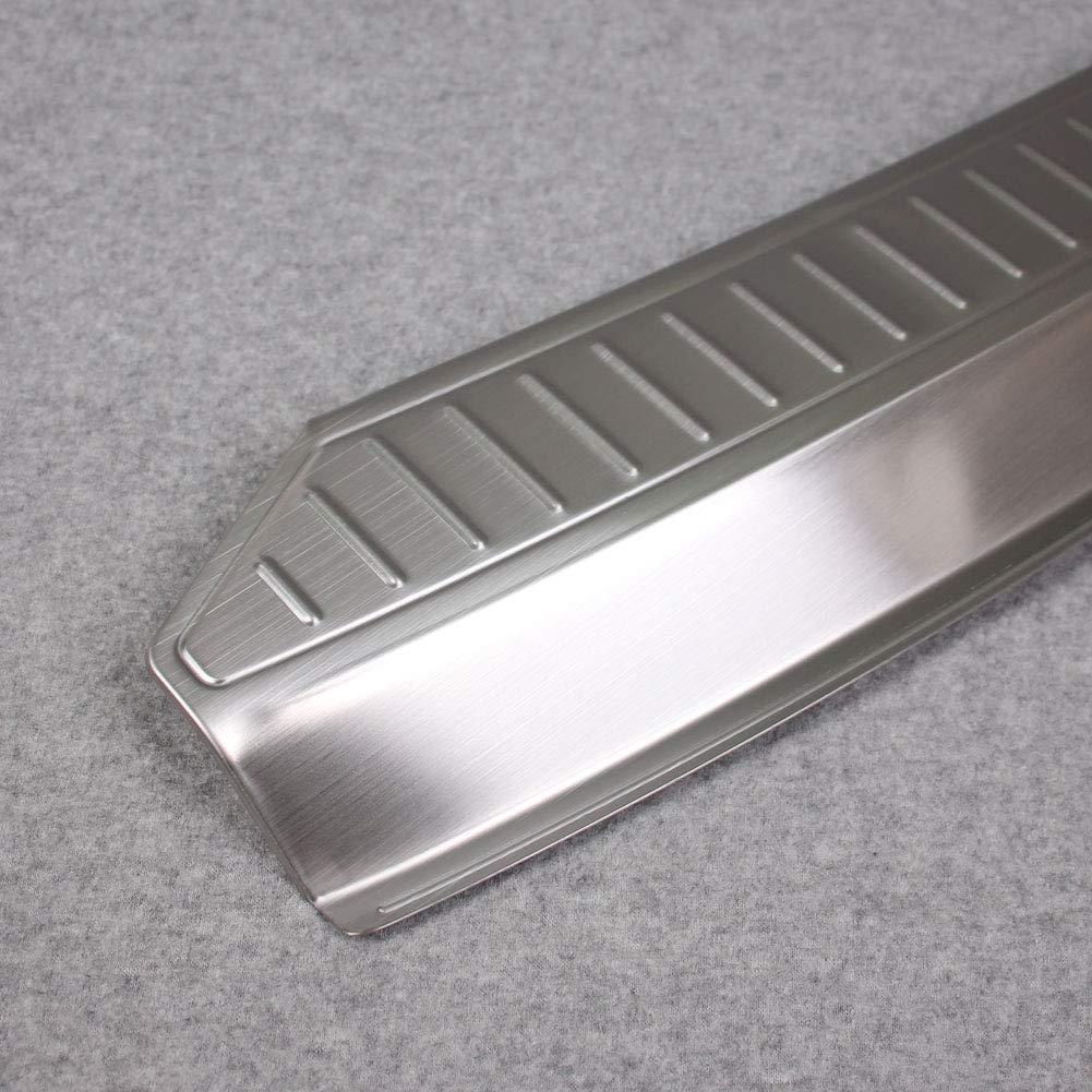 Ford Explorer 2020-2025 Rear Bumper Sill Plate Guard - Stainless Steel Interior Trim Protector (Silver) | Durable Scratch Protection for SUV Cargo Area & Pet Safety
