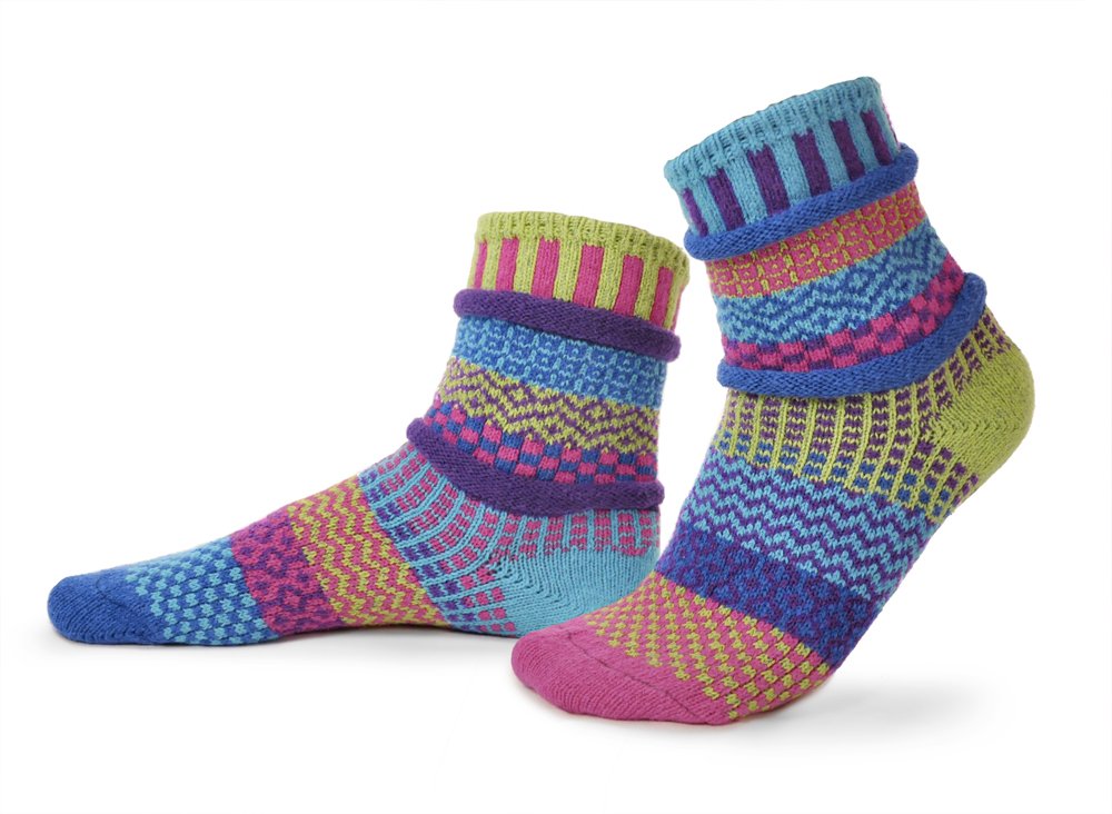 Solmate Socks - Fun Mismatched Crew Socks for Women & Men | Colorful & Comfortable Cotton Socks for Everyday Wear, Gifts & Unique Fashion Statement