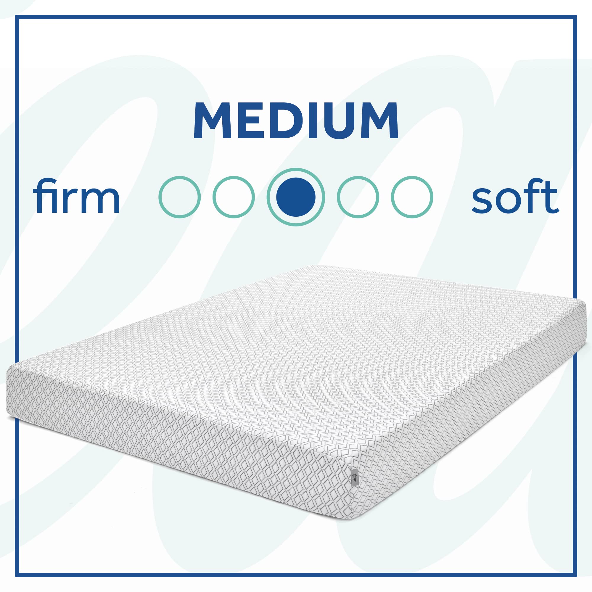 Sealy Cool & Clean 8-Inch Memory Foam Mattress in a Box - Twin XL Size, Breathable & Hypoallergenic - Perfect for Dorm Rooms, Guest Beds & Small Spaces