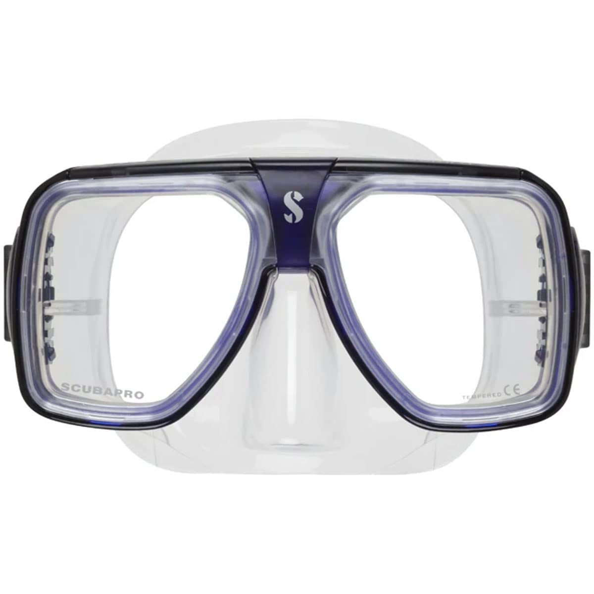 Scubapro Solara Dive Mask - Clear Lens for Snorkeling & Scuba Diving - Comfortable Silicone Skirt & Wide Field of View - Perfect for Underwater Exploration & Marine Life Observation