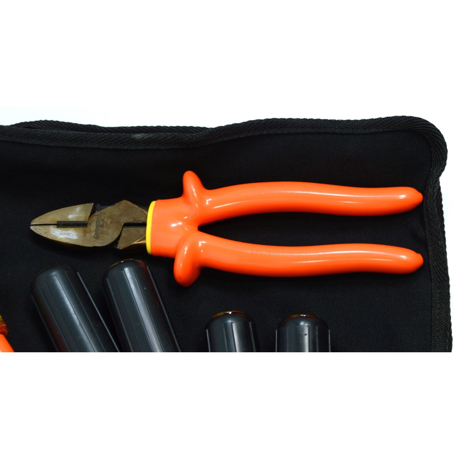 Premium CEMENTEX 16-Piece Insulated Electrician Tool Set in Durable Canvas Bag - Ideal for Electrical Repairs, Maintenance & DIY Projects