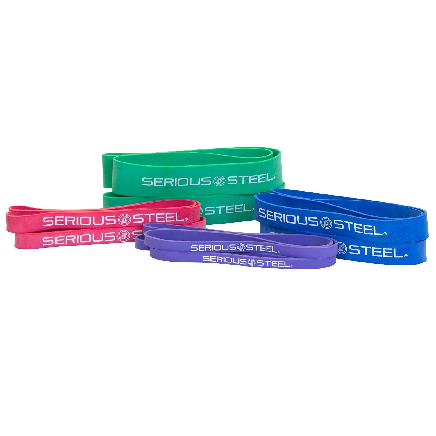 20 Pairs of Heavy Duty Deadlift Bands - Powerlifting Resistance Bands for Strength Training, CrossFit & Home Gym Workouts - Perfect for Deadlifts, Squats & Pull-Ups