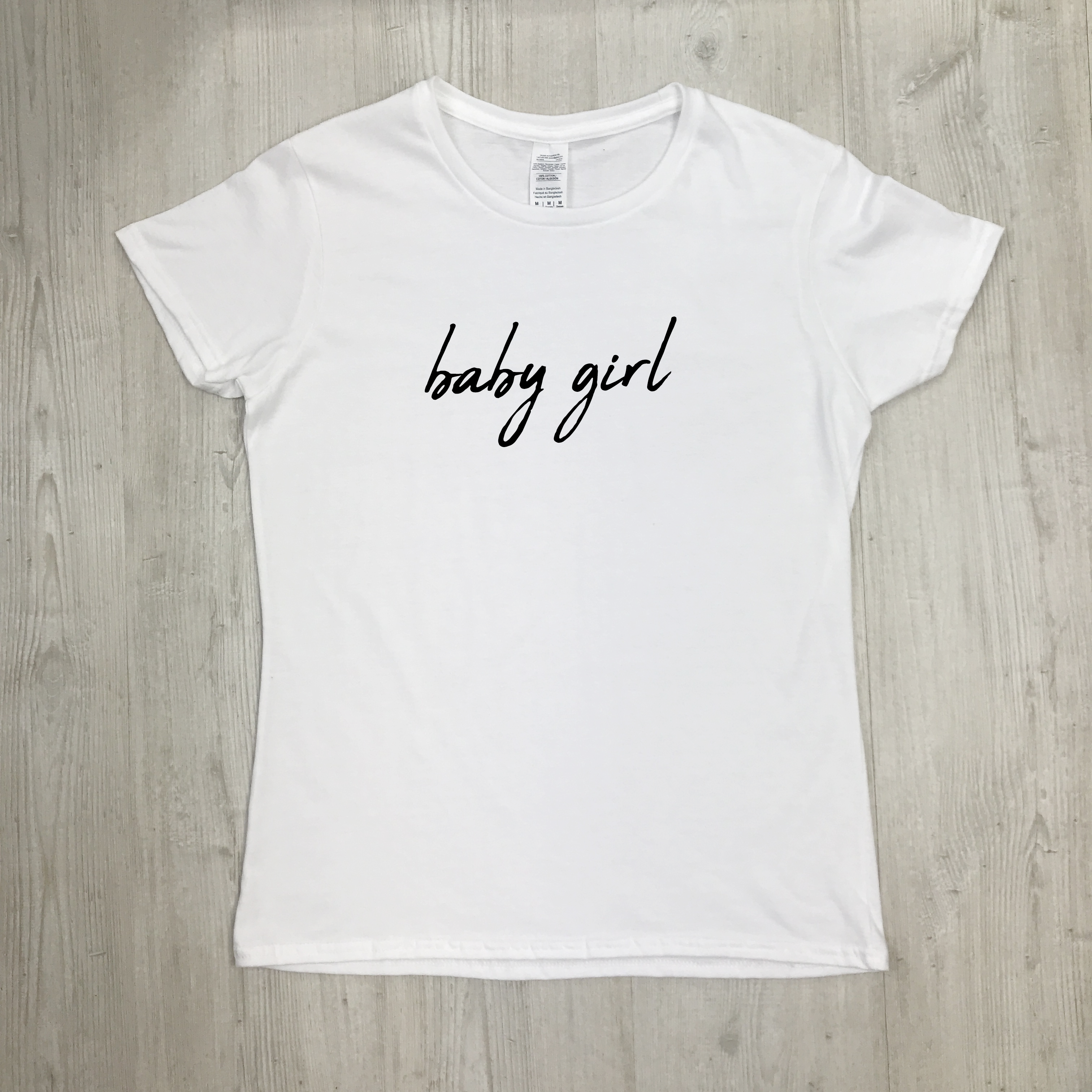 Trendy Baby Girl Slogan Tee - Black Cotton T-Shirt (MRK X) | Cute Outfit for Playdates, Parties & Photo Shoots