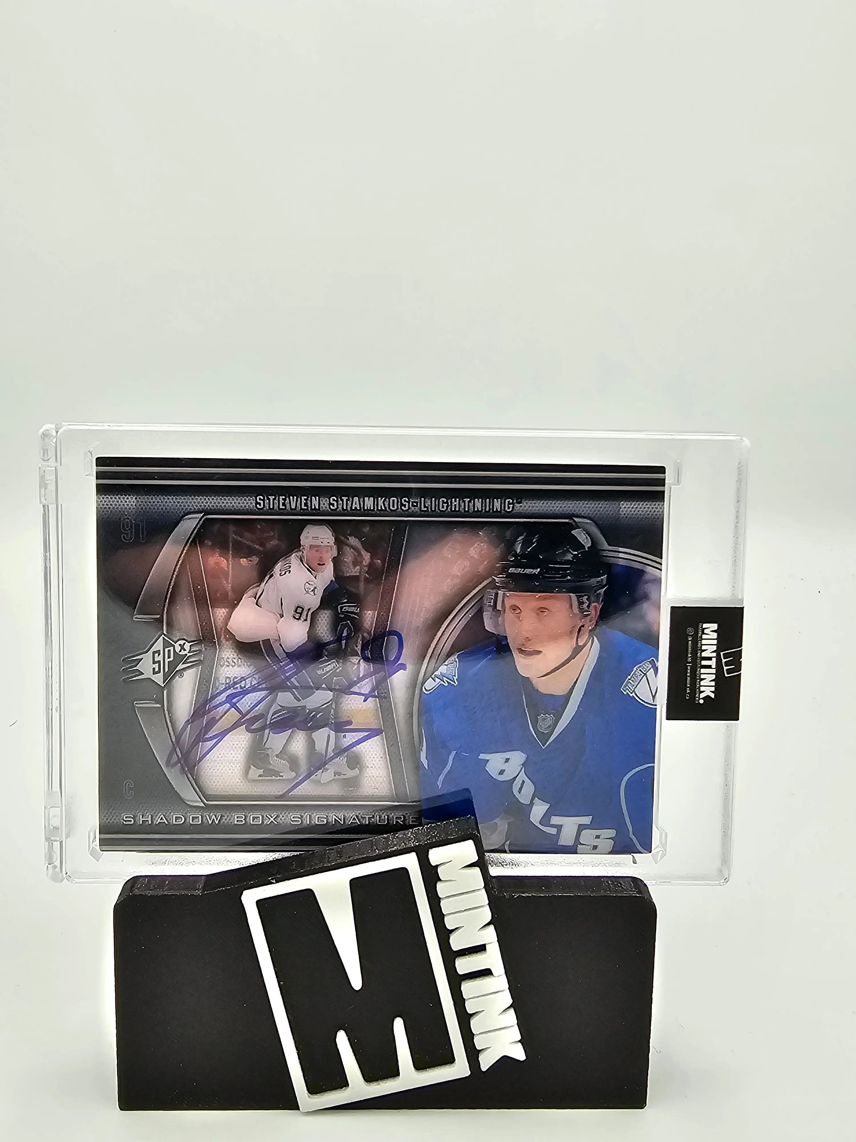 2011-12 SPX Hockey Steven Stamkos Shadowbox Autographed Card #SB 20 - NHL Collectible for Display & Investment