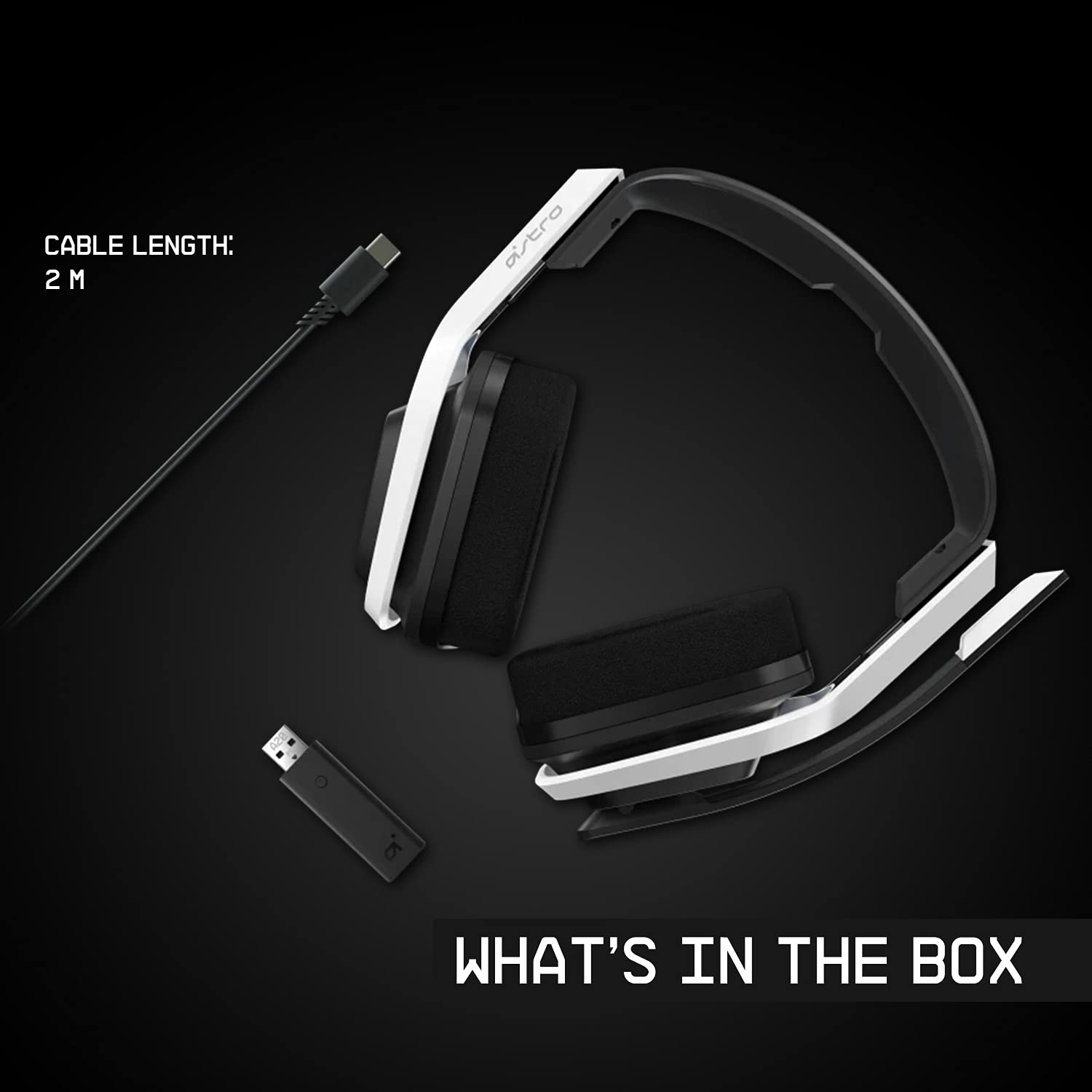 ASTRO Gaming A20 Wireless Headset Gen 2 for Xbox Series X|S, Xbox One, PC & Mac - White/Green - Premium Gaming Headset with Noise Isolation for Immersive Gameplay & Online Chat