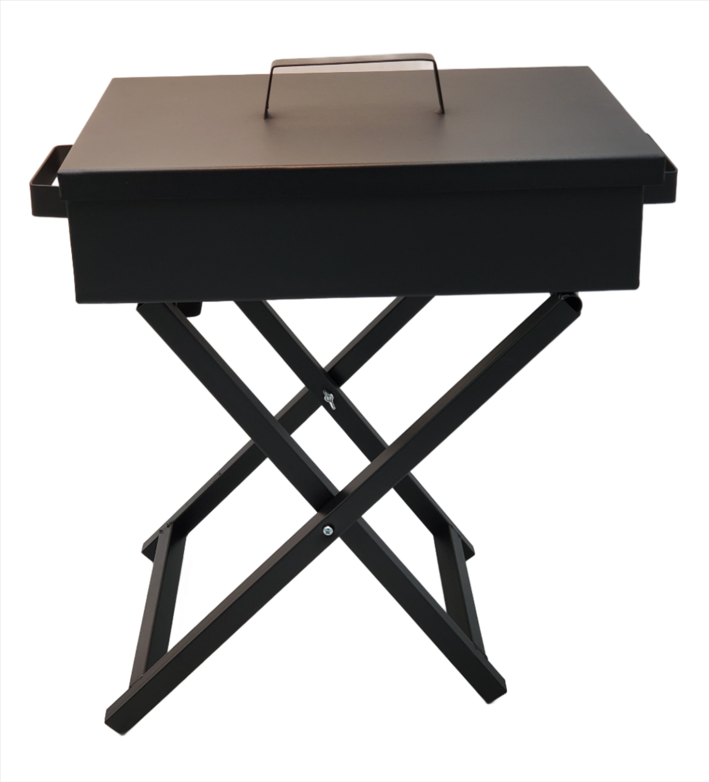20x12.5x6.25 Inch Portable BBQ Grill with Mesh Screen - Perfect for Backyard, Camping, Picnics and Outdoor Cooking