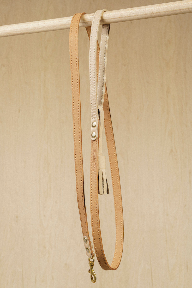 Walk Kit: Premium Walkony Leash & Harness Set in Beige Ginger for Small Dogs - Perfect for Daily Walks, Training, and Outdoor Adventures