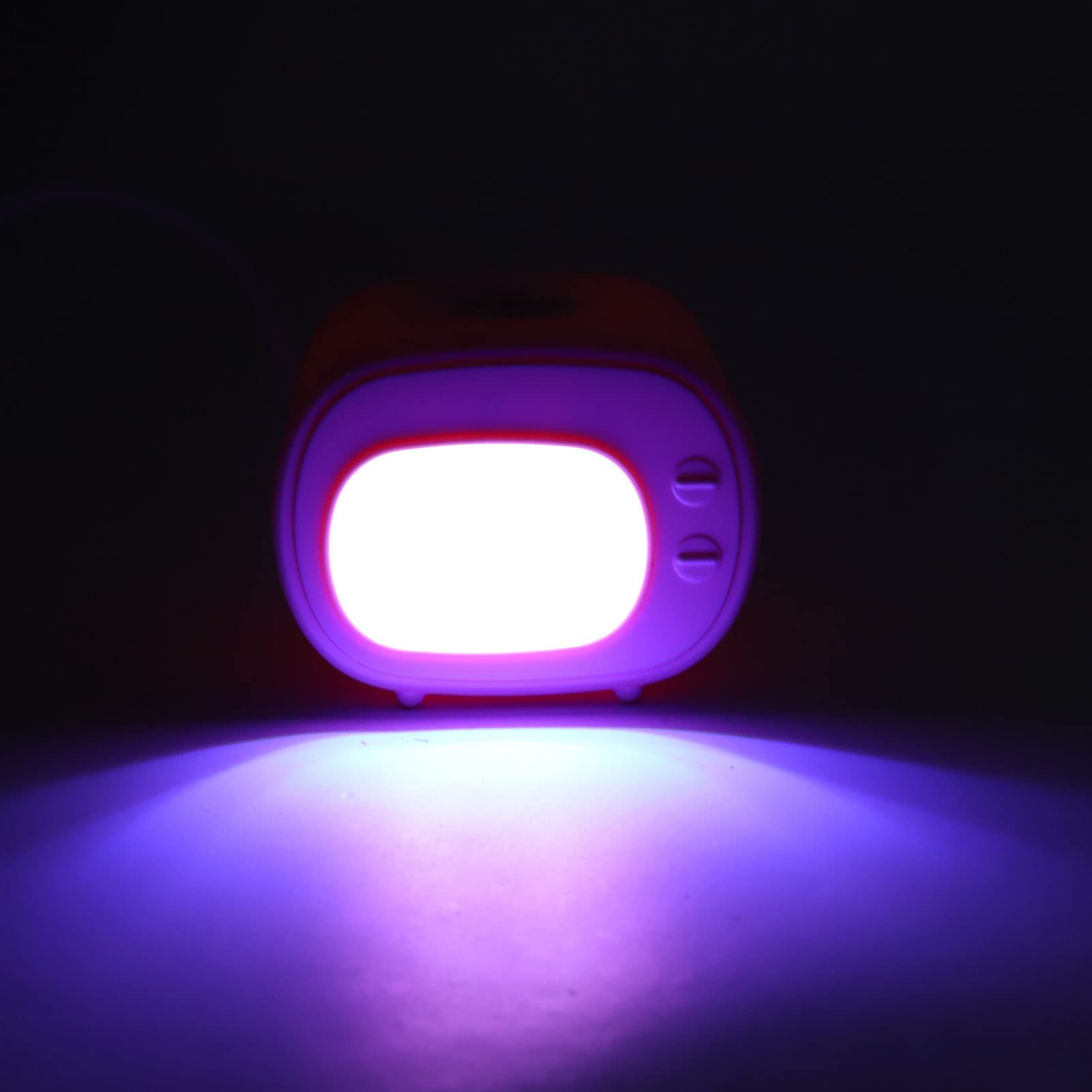 LANTRO JS Mini UV LED Nail Lamp - Portable Nail Dryer with 4 LED Beads & Soft Lighting for Fast Drying | Perfect for Home Manicures, Travel & Salon Use (Pink)