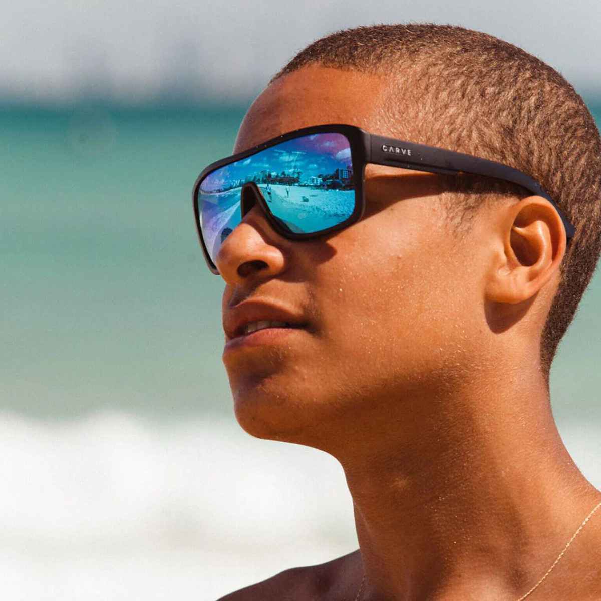 Premium Polarized Sunglasses for Men - Anchor Beard Style - UV Protection & Anti-Glare - Perfect for Driving, Fishing & Outdoor Activities