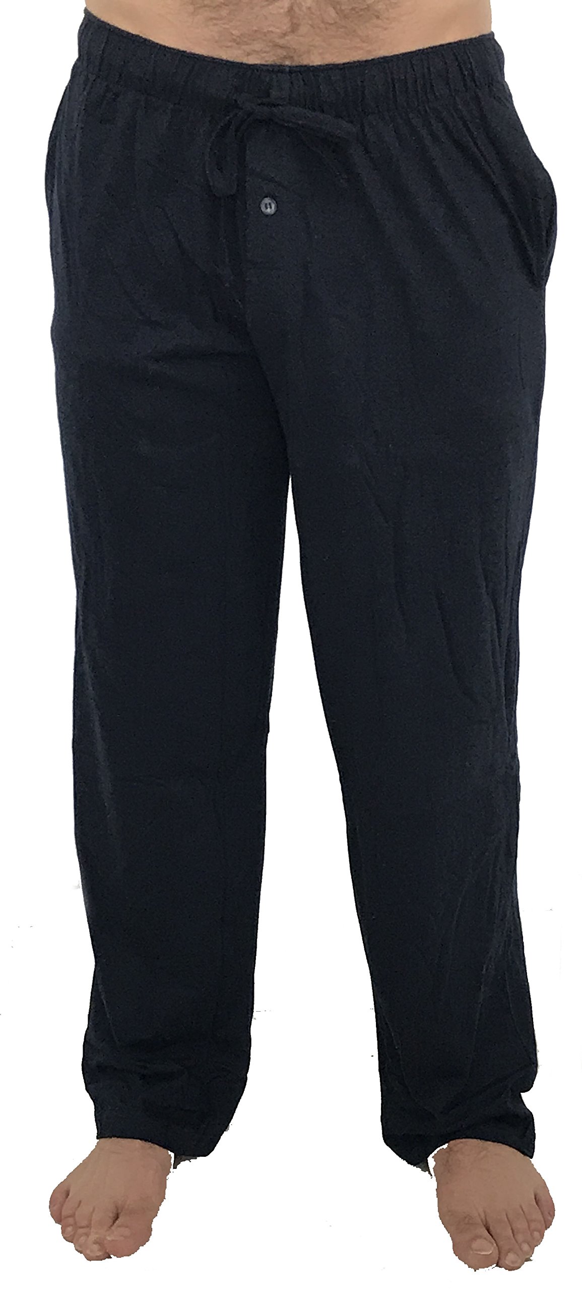At The Buzzer Men's Pajama Pants - Soft Cotton Sleepwear PJs for Lounge & Nighttime Comfort - Perfect for Relaxing at Home or Sleeping