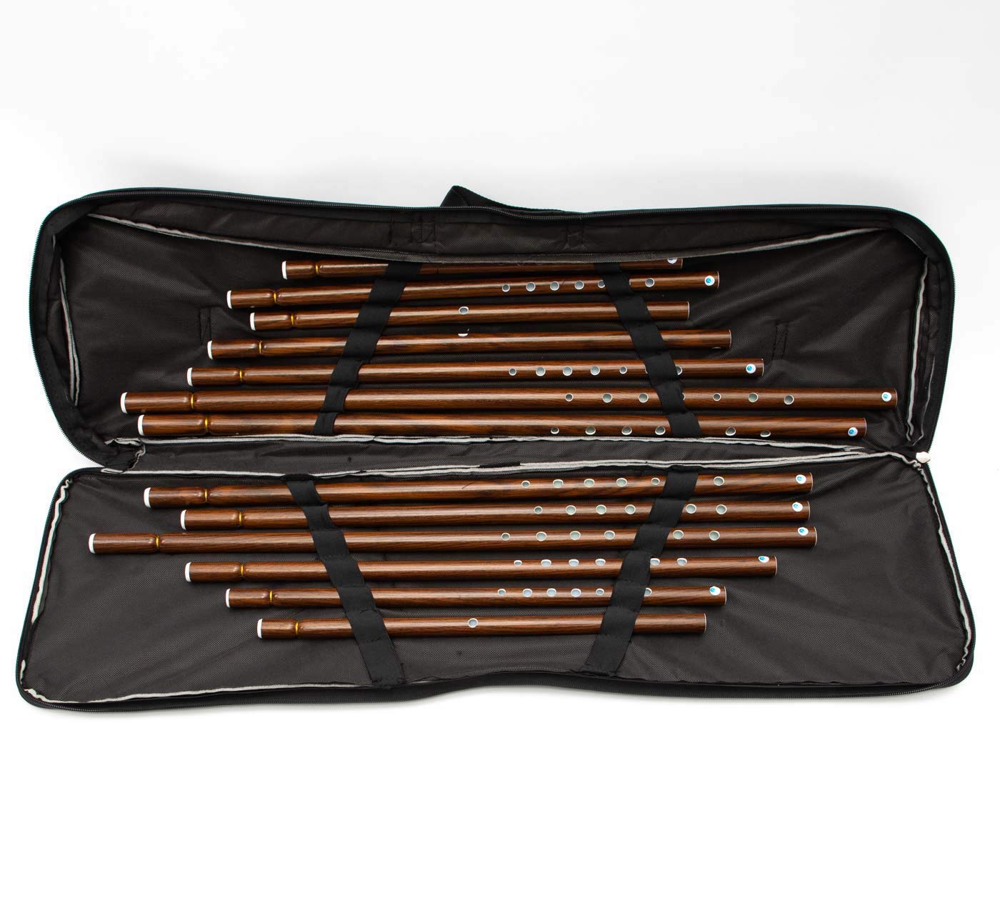 Turkish Kaval Shepherd Flute - 13 Hole Professional PVC Plastic Flute Set with Soft Carrying Case | Perfect for Folk Music, Traditional Performances & Outdoor Shepherd Playing