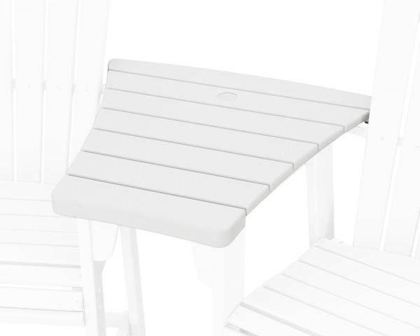 Polywood 600 Series Angled Adirondack Dining Connecting Table - Outdoor Patio Furniture for Poolside, Garden & Backyard Relaxation