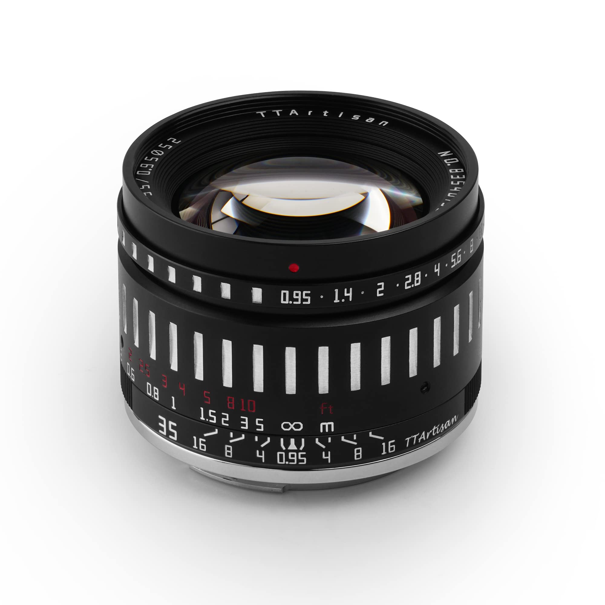 TTArtisan 35mm F0.95 APS-C Large Aperture Manual Focus Lens for Fujifilm X Mount (X-A10, X-A20, X-A3, X-A5) - Perfect for Low Light Photography, Portraits & Street Shooting