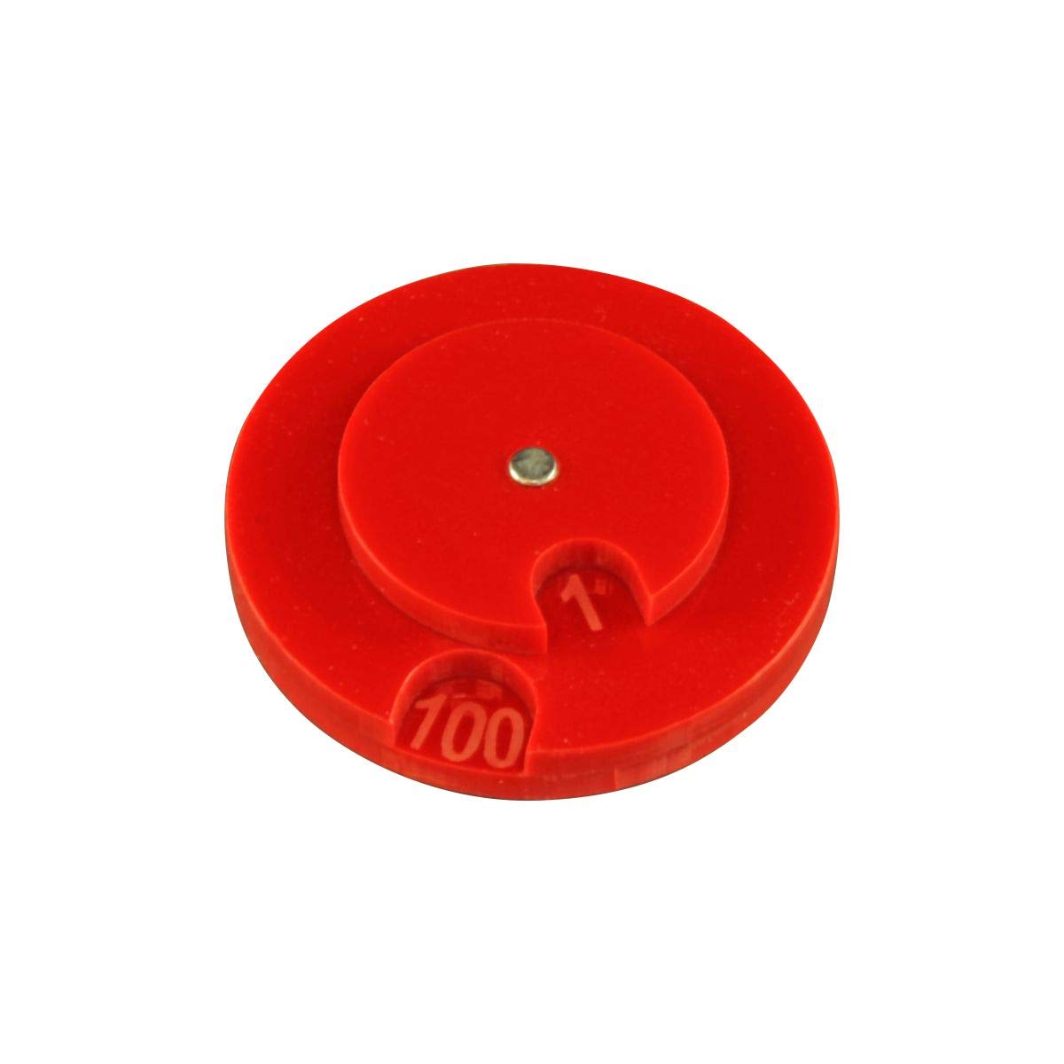 LITKO Circle Combat Dials - Wound & Health Tracker for Tabletop RPG Games, Life Counter for MTG, Collectible & Living Card Games (0-100 Red) - Perfect for Dungeons & Dragons, Magic: The Gathering & Warhammer Sessions