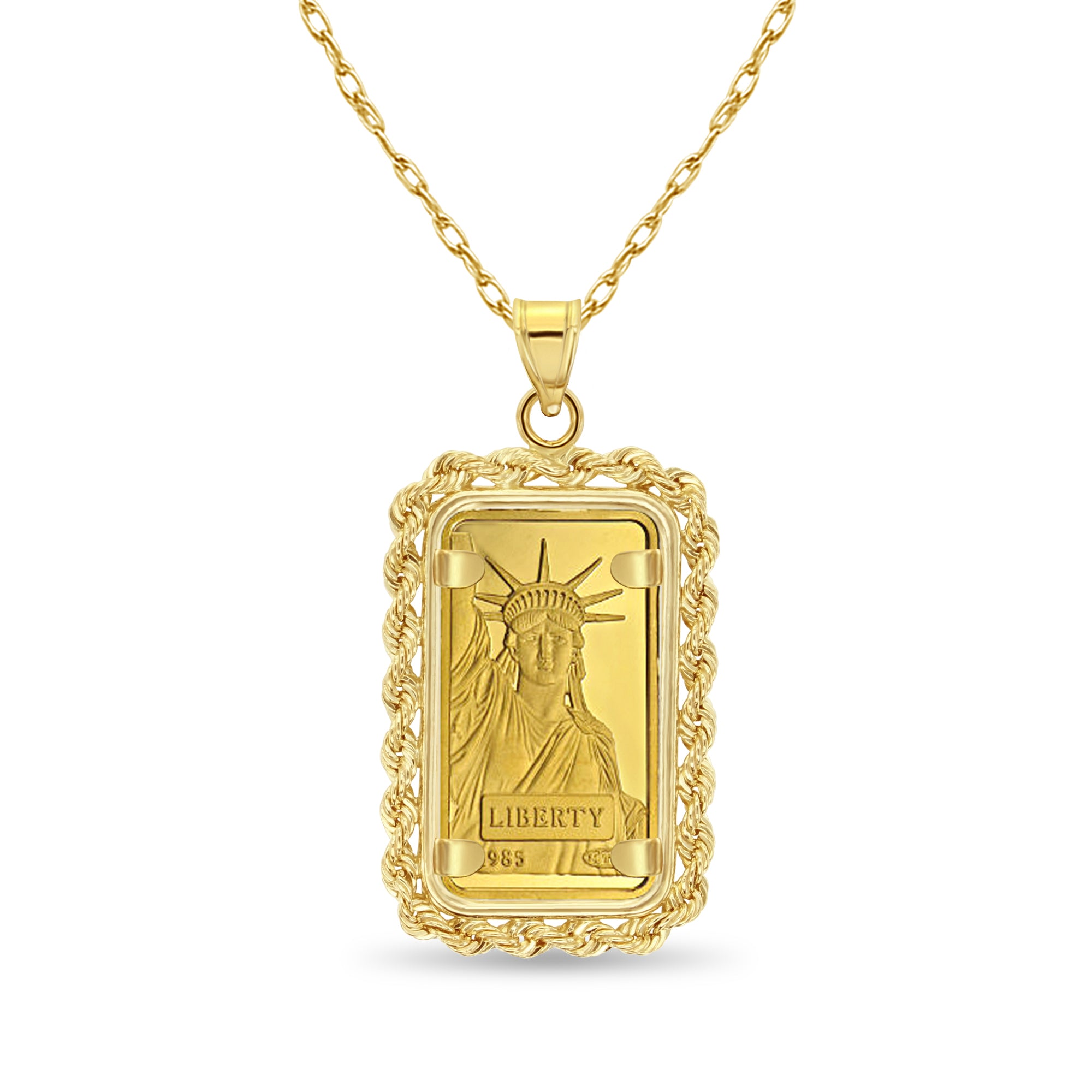 10 Gram Pamp Suisse Gold Bar with Rope Bezel - 24K Pure Gold Bullion for Investment & Collection - Perfect for Gifts, Wealth Preservation & Precious Metals Portfolio