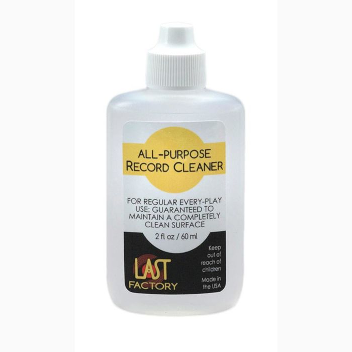 Last Factory All Purpose Record Cleaner – 2 oz Bottle | Vinyl LP & 78 RPM Record Cleaning Solution | Safe for Turntables & Audio Equipment