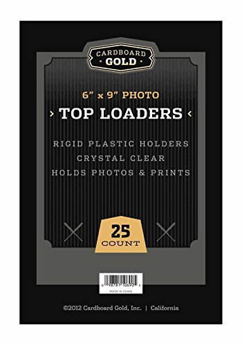 250 CBG Pro Top Loaders 6x9 Photo Protectors - Sealed Case for Ultra Protection of Photos, Memorabilia & Oversized Trading Cards | Perfect for Collectors, Photo Storage & Card Grading