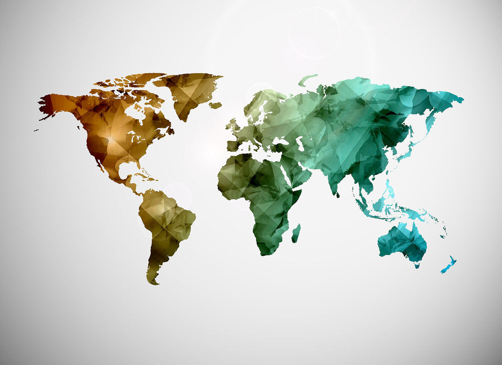 Design Walls - Premium World Graphic Wall Art for Home & Office Decor | Perfect for Living Room, Bedroom, and Workspace
