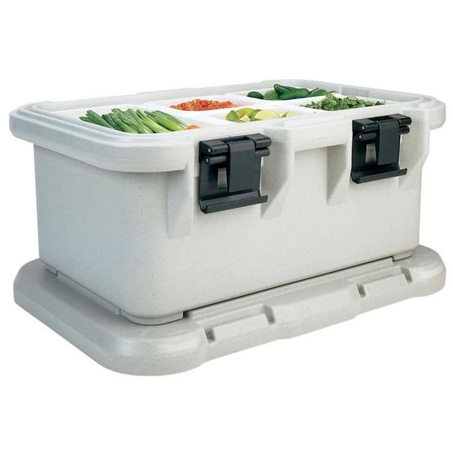 Cambro UPCS160480 Speckled Gray Ultra S Series Insulated Food Pan Carrier - Top Loading 15