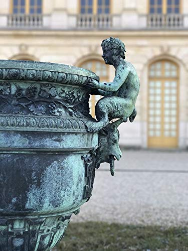 Versailles Flower Bed Art Print - 20x30 Inch Laminated Poster with Vibrant Colors & HD Imagery - Perfect for Home Decor, Living Room, Bedroom & Office Wall Art