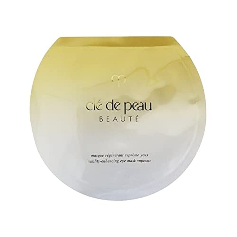 Cle de Peau Vitality-Enhancing Eye Mask Supreme - 15ml x 6 Sheets | Anti-Aging & Hydrating Eye Treatment for Dark Circles & Puffiness | Perfect for Nighttime Skincare & Travel