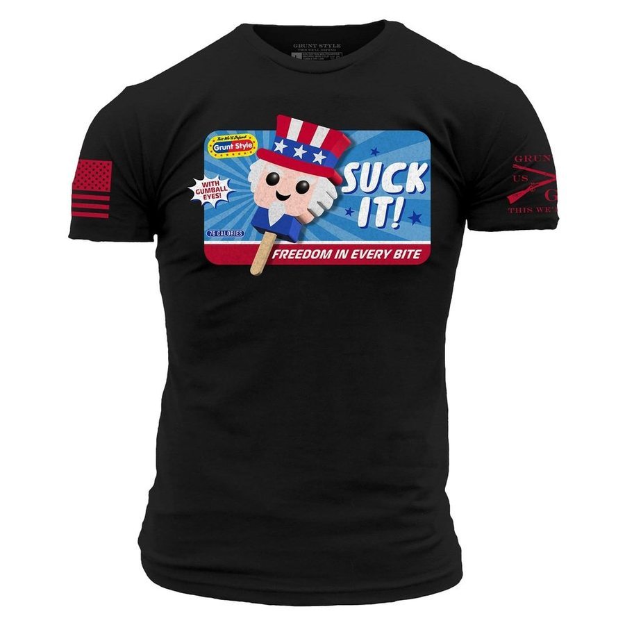 Funny 'Suck It' Black T-Shirt for Men & Women - Perfect for Parties, Gifts, and Casual Wear