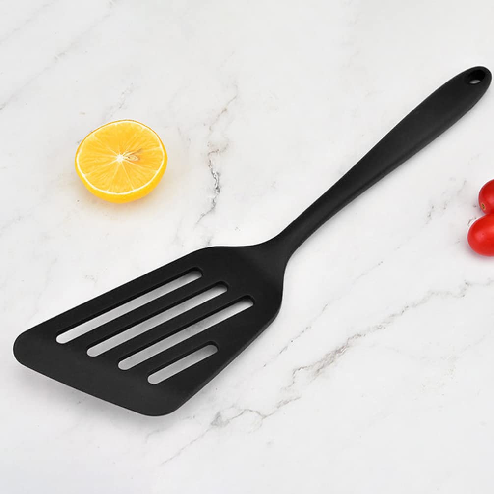 Premium Flexible Nonstick Steak Frying Spatula - Heat Resistant Scald-Proof Handle - Perfect for Woks, Grills & Kitchen Cooking Utensils - Ideal for BBQ, Stir Fry & Sautéing Dishes
