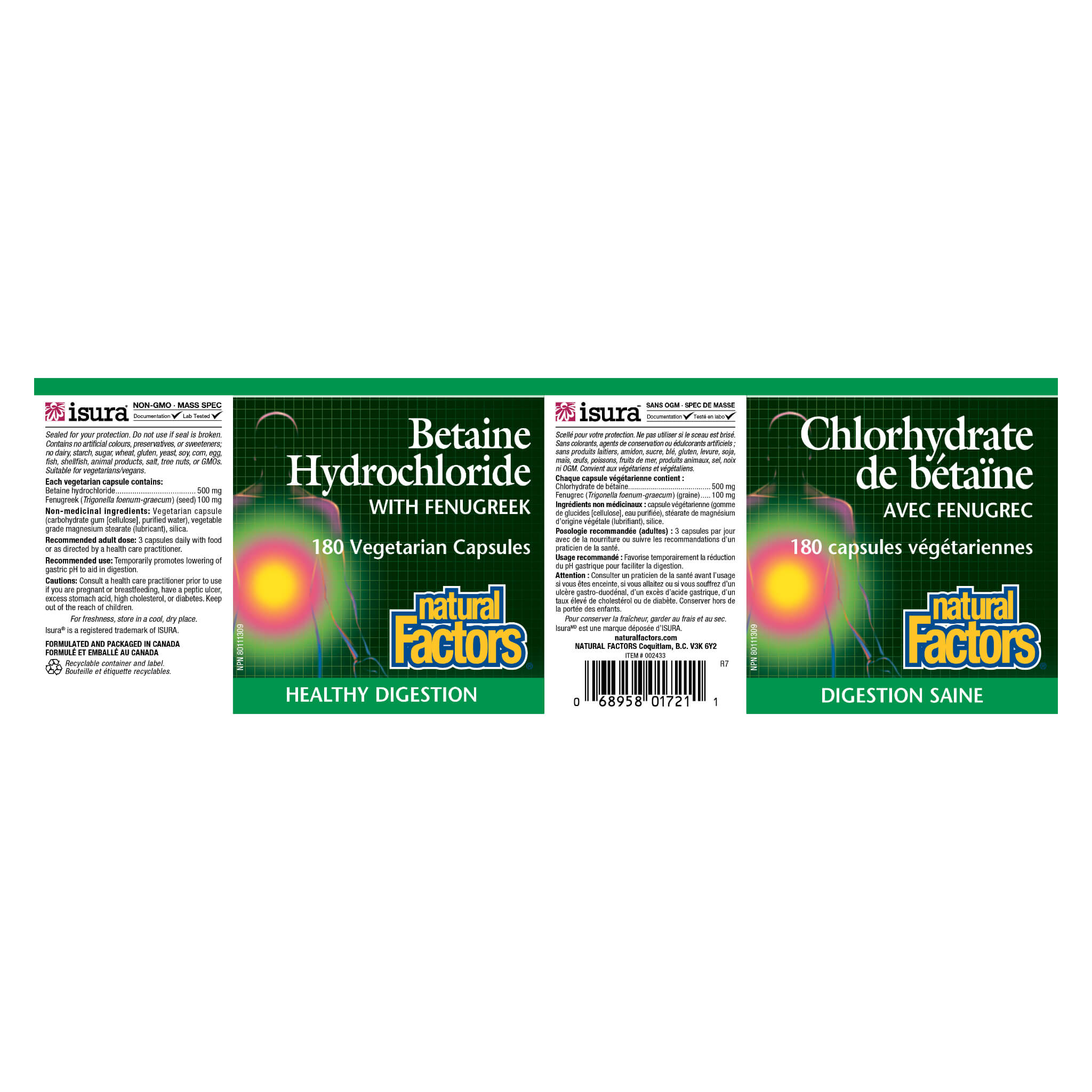 Betaine HCL 500mg Supplement for Digestive Support & Stomach Acid Balance - Supports Protein Digestion & Nutrient Absorption - Ideal for Low Stomach Acid & Gut Health