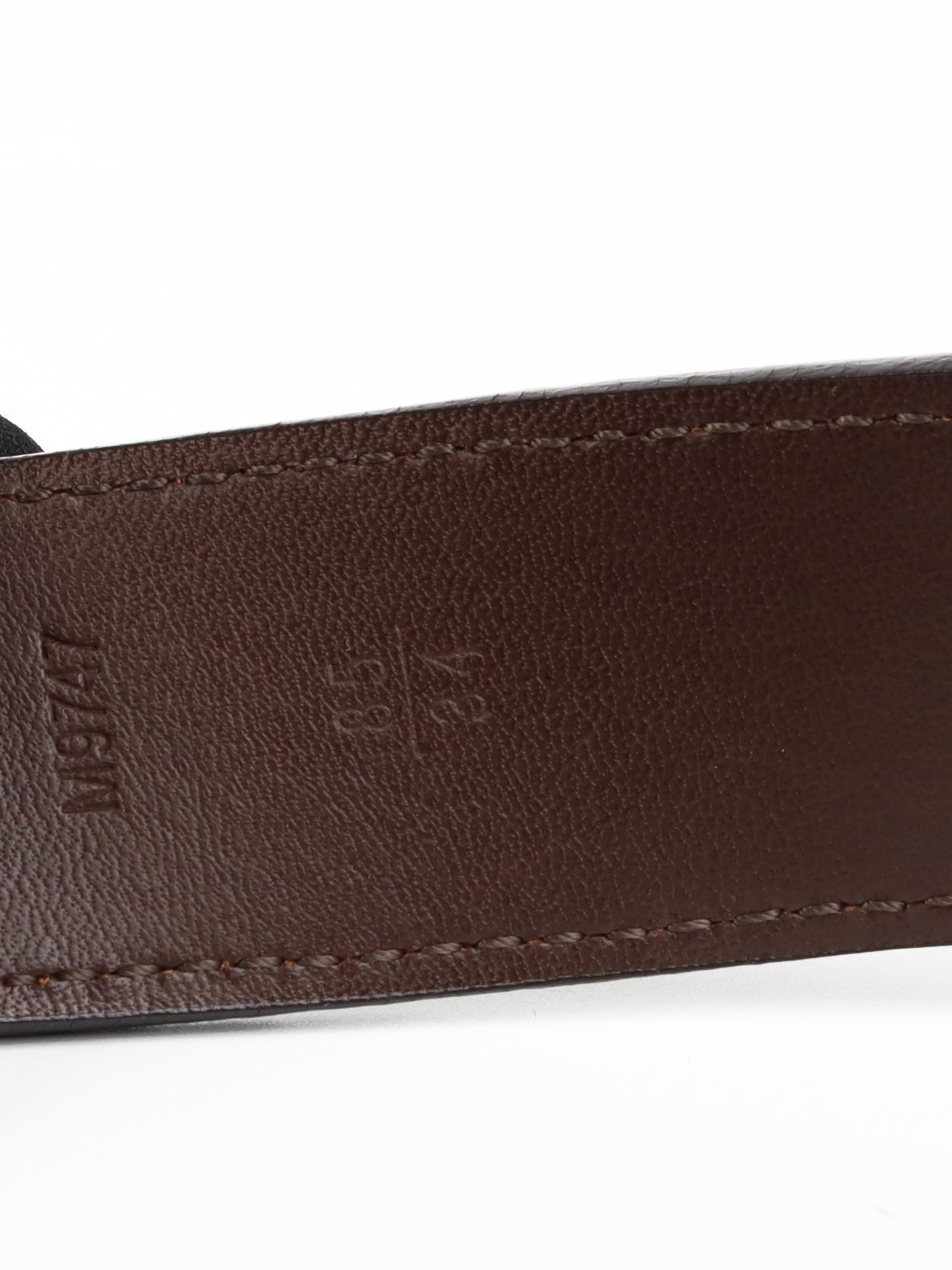 Authentic Louis Vuitton Monogram Empreinte Leather Belt 85 - Brown Luxury Designer Belt for Men & Women | Perfect for Office, Parties & Formal Occasions