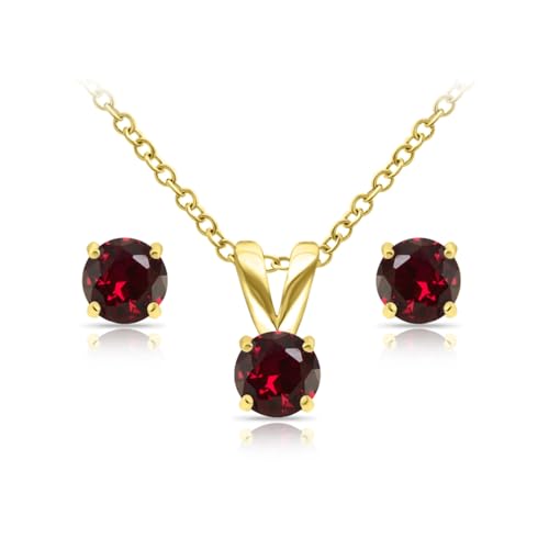 Synthetic Ruby - Gold Flash