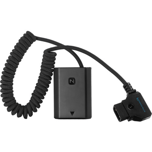 Kondor Blue D Tap to NP FZ100 Dummy Battery Cable for Sony a7S III Camera - Black Power Adapter for Continuous Shooting & Video Recording - Perfect for Vloggers & Filmmakers