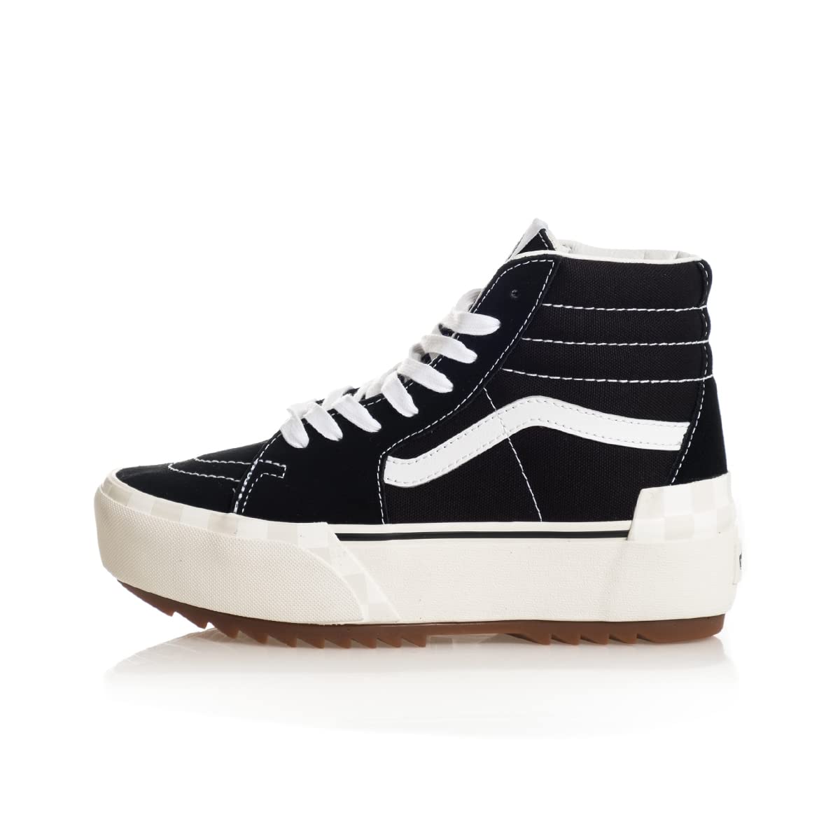Vans Women's Sk8-Hi Stacked Sneakers - High Top Skate Shoes for Women | Fashionable & Comfortable for Casual Wear, Street Style & Skateboarding