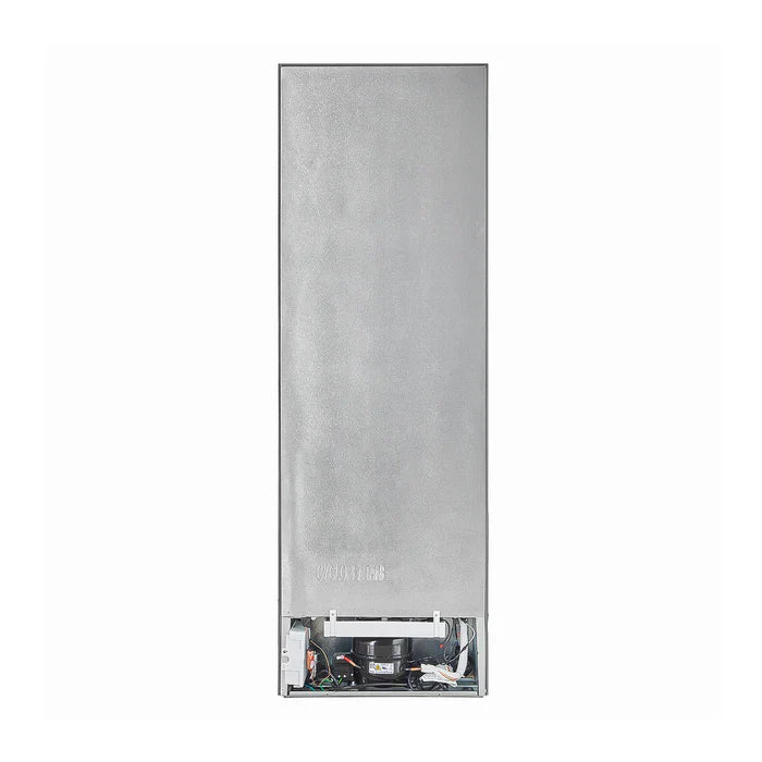 23.4 Inch 10.8 cu.ft Stainless Steel Bottom Freezer Refrigerator with Left Swing Door - Model FFFFD1778 24LS | Perfect for Kitchens, Apartments & Small Spaces