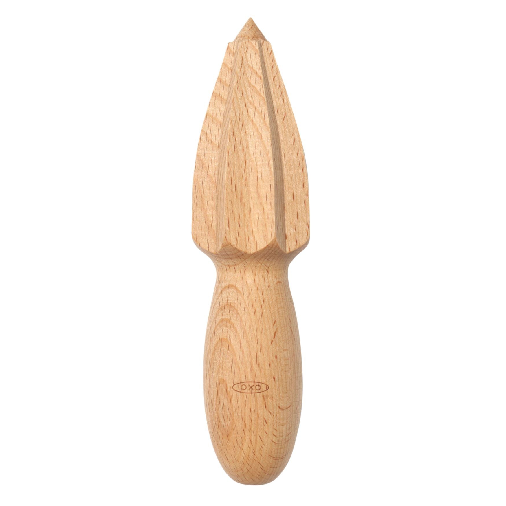OXO GOOD GRIPS Beechwood Citrus Juicer - Manual Lemon Lime Orange Squeezer for Fresh Juice - Perfect for Cocktails, Cooking & Healthy Drinks