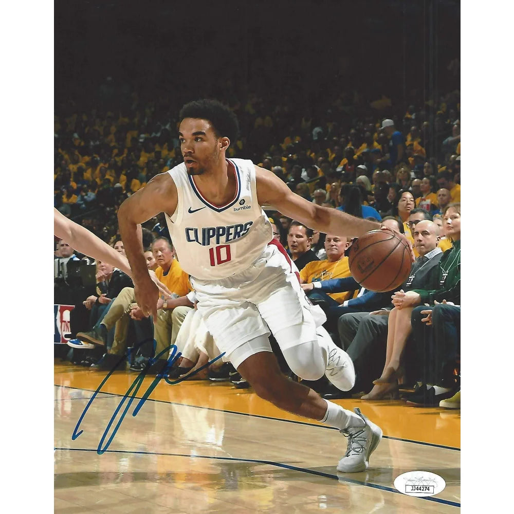 Jerome Robinson Autographed 8x10 Photo with JSA COA - Los Angeles Clippers NBA Memorabilia - Perfect for Sports Collectors, Fans, and Home Decor